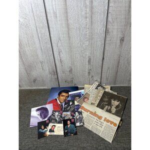 Vintage Elvis Presley Newspaper Clippings & Memorabilia Rare Collection